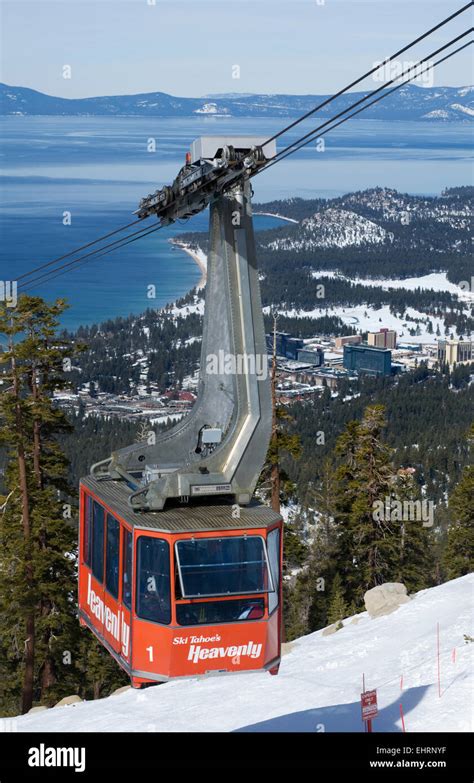 aerial tram to lakeview lodge at heavenly  Although mostly located in the town of Jay, part of the resort, including the summit of Jay