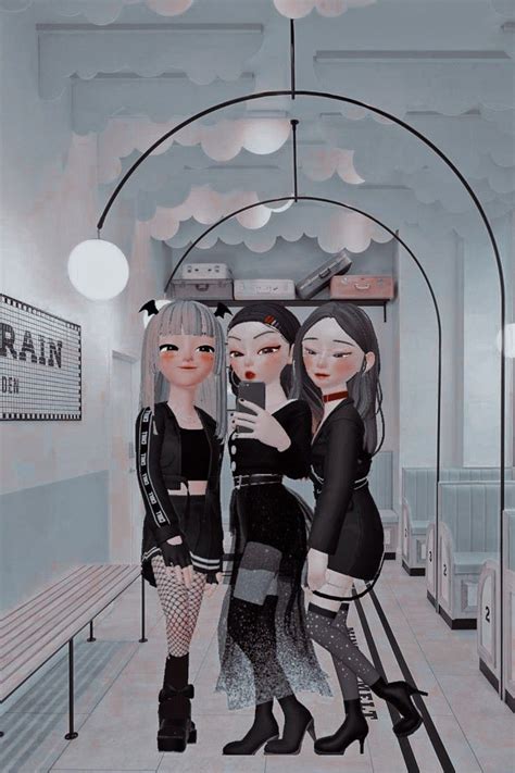 aesthetic backgrounds for zepeto  Photo Collage Template