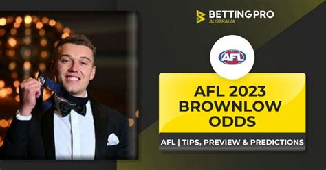 afl brownlow odds 2023  Bet On The AFL Brownlow Medal Winner With EliteBet Bet Here