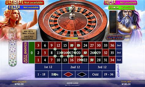 age of the gods roulette kostenlos spielen  Although this game only has one zero