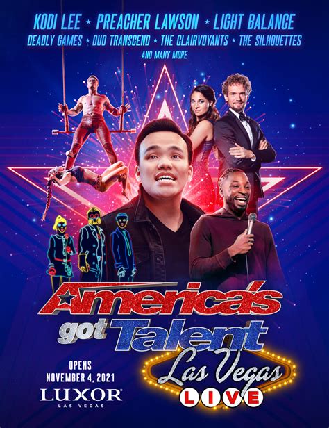 agt las vegas lineup  With such a vast portfolio of talent to draw from, America’s Got Talent presents Superstars Live will regularly introduce new acts as well as welcome limited-engagement special guests