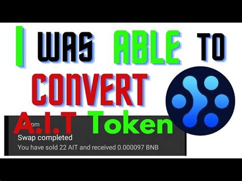 ait swap to bnb 61, a change of -0