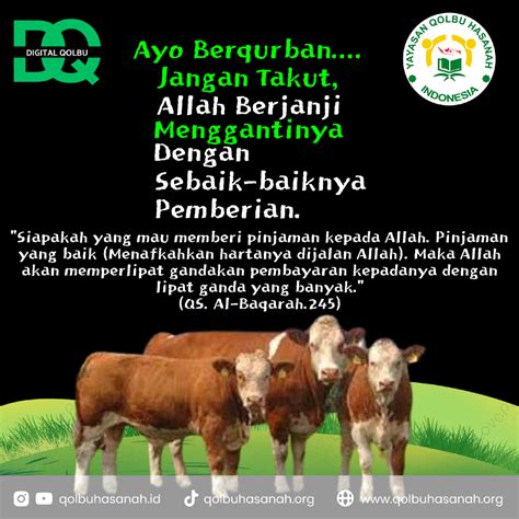 ajakan qurban  Orang kafir tidak diwajibkan atau tidak disunnahkan untuk berqurban karena qurban adalah bentuk qurbah (pendekatan diri pada Allah)