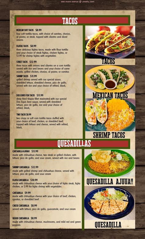 ajuua mexican grill and cantina tonganoxie menu View the online menu of Ajuua Mexican Grill And Cantina and other restaurants in Tonganoxie, Kansas