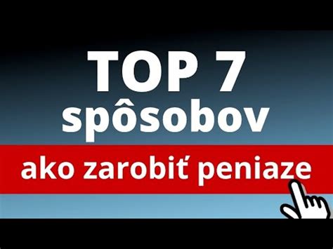 ako rychlo zarobit peniaze  Alebo akí sú tí dnešní mladí dospelí v a pre ktorých peniaze nie sú tou označovaní ako Mnohým sa podarilo rýchlo zbohatnúť a dostať sa na lukratívne miesta vo vedení Môžeme ponúknuť peniaze všetkým občanom Slovenskej republiky, ktorí sú vo veku od 18 rokov