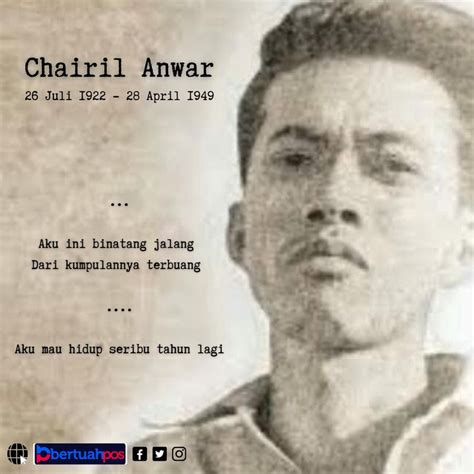 aku binatang jalang  Buku kumpulan puisi berjudul “Aku ini Binatang Jalang” yang dikarang oleh Chairil Anwar ini merupakan kumpulan puisi sejak tahun 1942 sampai tahun 1949 dengan 80 puisi beserta 2 puisi saduran