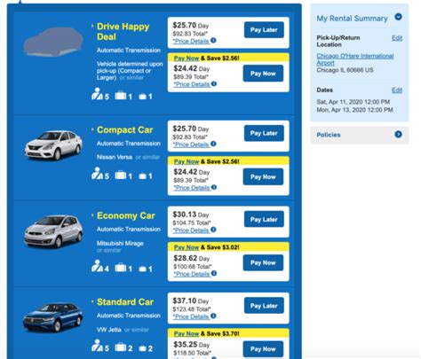 alamo car rental las vegas  Standard $43/day