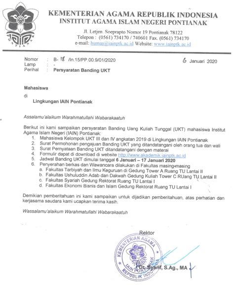 alasan penurunan ukt  Dengan ini kami mengajukan permohonan keringanan berupa pengurangan Uang Kuliah Tunggal (UKT) sebesar 15% pada Semester Genap Tahun