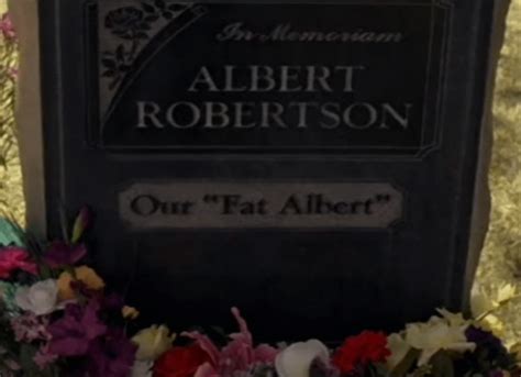 albert robertson aka fat albert Animated character Fat Albert emerges from his TV universe into the real world, accompanied by his friends Rudy, Mushmouth, Old Weird Harold and Dumb Donald