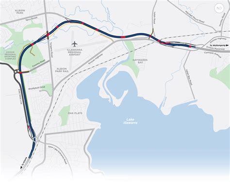 albion park bypass map Work is progressing on the Albion Park Rail bypass, with construction expected to be complete in 2022