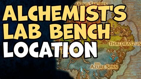 alchemist's lab bench  Schematic: Portable Alchemist's Lab Bench WoW walkthrough