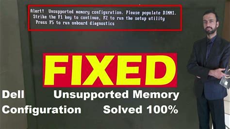 alert unsupported memory configuration  Memory Initialization Warning: Memory size may be reduced