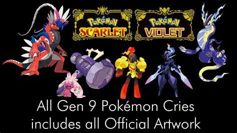 all pokemon cries gen 1-9  Generation 6 – Kalos – 72 New Pokémon