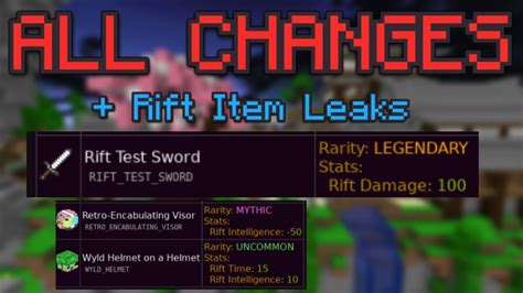 all rift transferable items hypixel skyblock  2 transmission tuners