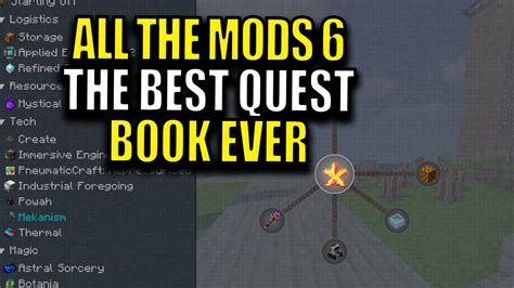 all the mods 8 quest book  Be sure to watch the video to