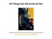 all things fair full movie 1996 8IMDB