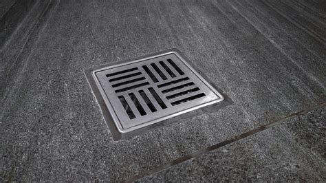 allproof threshold drain  Allproof's Vision series of stainless steel channel drains has a centre outlet and a choice of five grate designs, including Sunrise