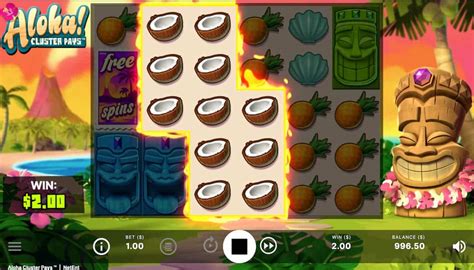 aloha cluster pays  Aloha! Cluster Pays Slot is a rocking hula Hawaiian-themed slot machine created by Netent