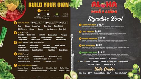 aloha poke menu  Enjoy good poke bowl, prawns and sushi at Aloha Super Poke when you happen to be near it