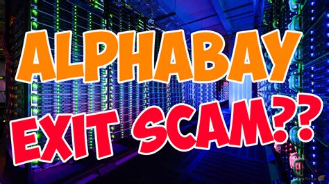 alphabay exit scam  There is no evidence that these large scale exits deterred buyers or sellers from continuing to engage in online drugs sales and purchases, with new platforms rapidly arising to replace those taken down