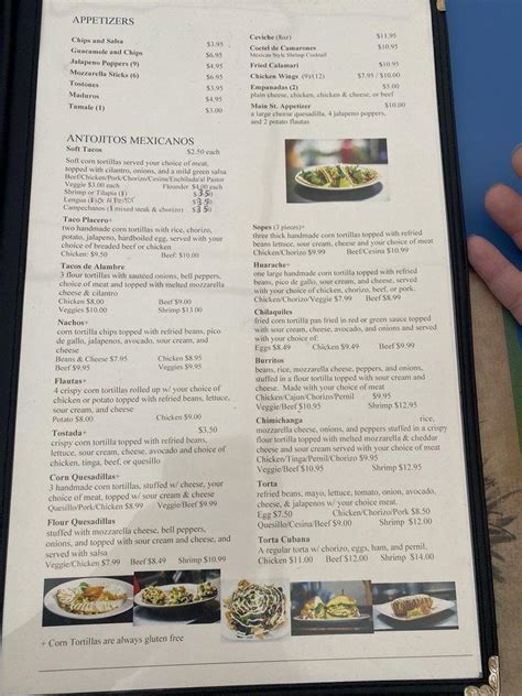 amadas kitchen menu C