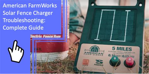 american farmworks solar fence charger troubleshooting  We are more than happy to offer troubleshooting options and possible repair options