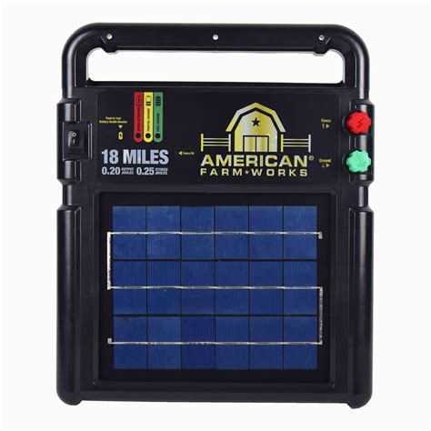 american farmworks solar fence charger troubleshooting  Place a metal bar or rod against your fence, approximately 100 yards away from the energizer 2