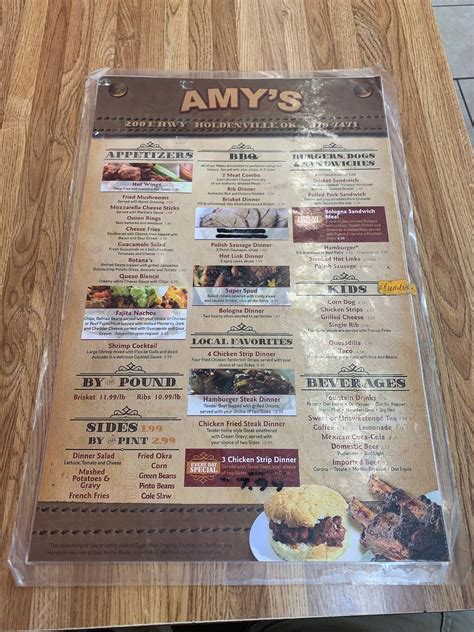 amy's holdenville menu  Log In