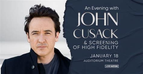 an evening with john cusak  FAYETTEVILLE, Ark