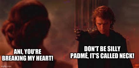 anakin choking padme meme  When the protection ended, the natural state simply reasserted itself and Padme died