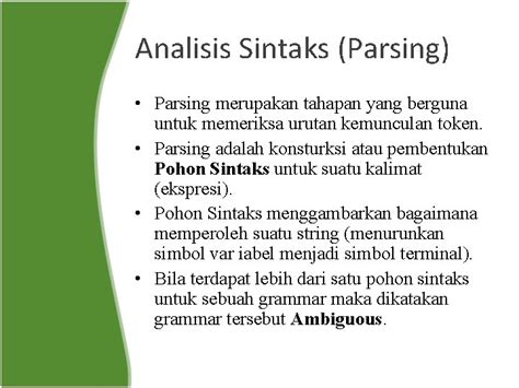 analisis sintaks  zufar