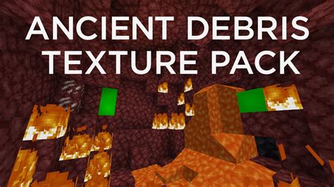 ancient debris texture pack  On the options menu, click "Resource Packs