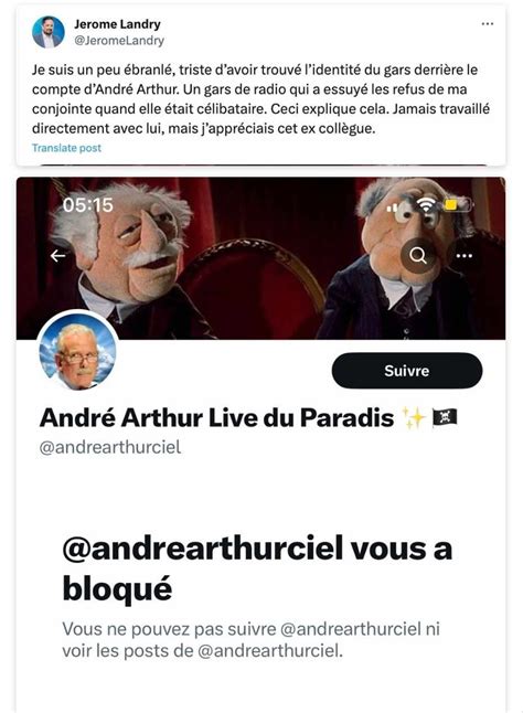 andré arthur live du paradis twitter  André Arthur Live du Paradis @andrearthurciel J'aime bien les médias comme Radio-Canada, qui publient des nouvelles sur l’abondance des lucioles, alors qu’ils disaient exactement le contraire, pour faire peur au Qbcois, il y a 6 jours