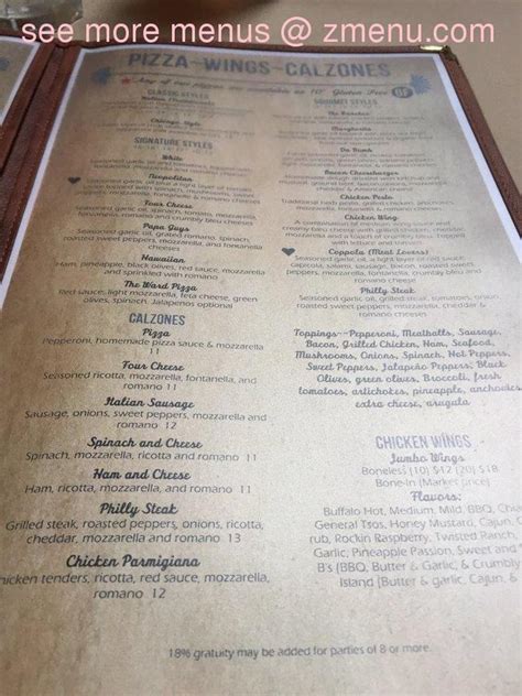 andriaccios menu  Bob Evans