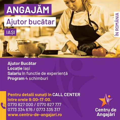 angajari ajutor bucatar pitesti  20 locuri de munca bucatar in Paulesti disponibile in acest moment