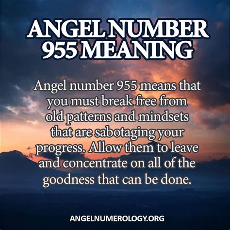 angel number 955  It is a reminder to take time for introspection, to trust in yourself and the universe, and to create the life you desire