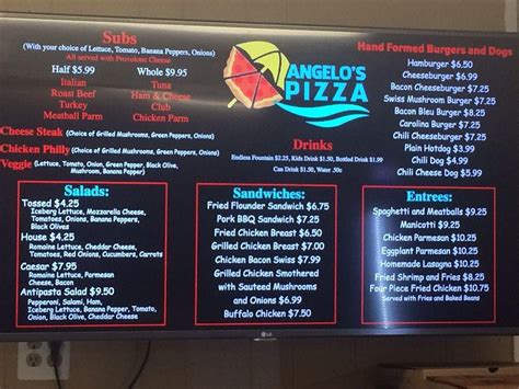 angelo's pizza buxton menu  Gift Cards