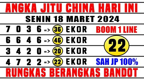 angka bocoran china hari ini  Prediksi Pengeluaran Togel Bolak Balik = 6818 Prediksi Pengeluaran Togel 4D = 996 Prediksi Pengeluaran Togel 3D =626 Prediksi Pengeluaran Togel 2D =36-54-63-74-50 Prediksi Pengeluaran Colok