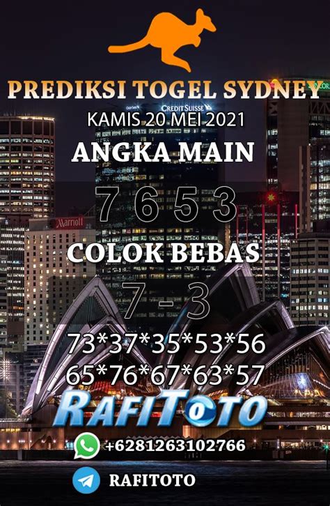 angka keluar sedney  PREDIKSI TOGEL SIDNEY SENIN 25-09-2023