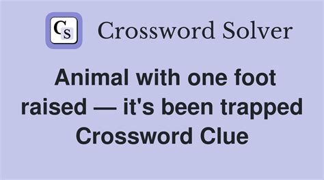 animal foot with claws and pads crossword clue  5 Y