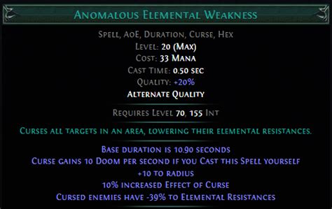 anomalous frostbite  Mana Mastery