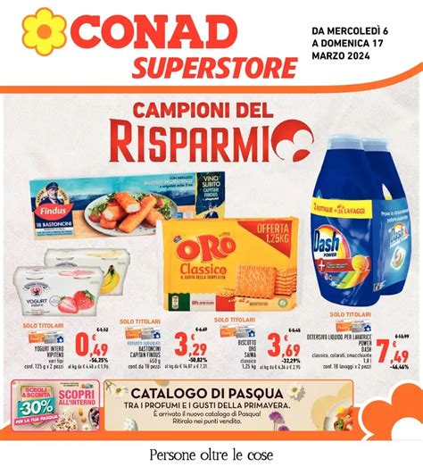 anteprima volantino conad superstore sassari  OFFERTE PER TE