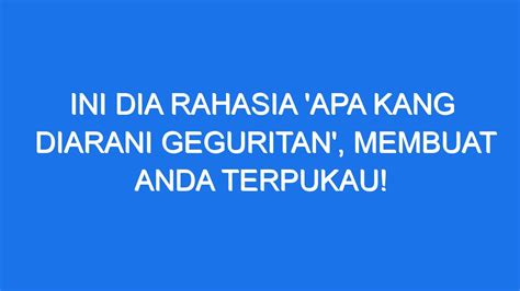 apa kang diarani geguritan iku  cakal bakal : wong sing miwiti gawe desa (negara)