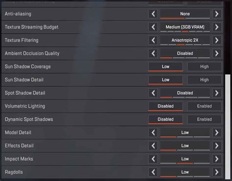 apex legends best settings for low end pc  Display Mode: Full Screen