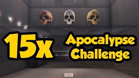 apocalypse challenge phasmophobia  The Phasmophobia Apocalypse Draws Near weekly challenge arrived again on the new Ascension update! It cranks up everything to the hardest difficulty and send