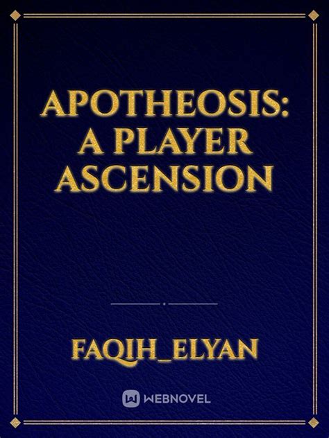 apotheosis novel read online  It is a good book, and one of my favorite books I have read