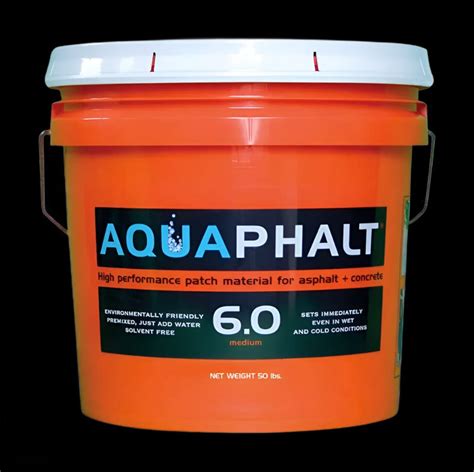 aquaphalt 4.0  Aquaphalt is an eco-friendly material for patching asphalt and concrete road surfaces