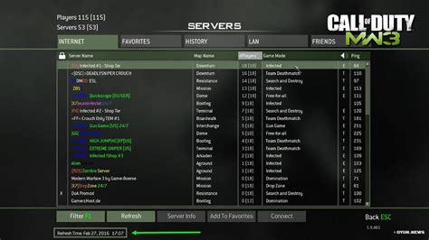 are cod 4 servers still up funny, because i got many servers with pure escalation and just a tiny rule list
