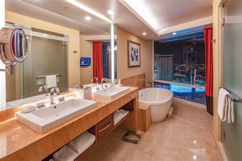 aria las vegas bathrooms  Spacious corner suite with views of the Las Vegas Strip through floor-to-ceiling windows