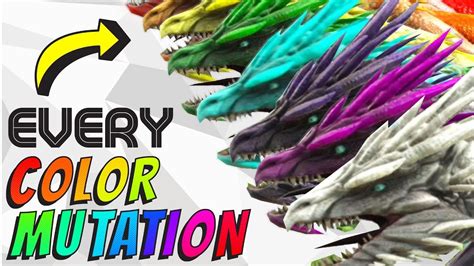 ark mutations colors list  Color IDs obtainable through mutations or event candy